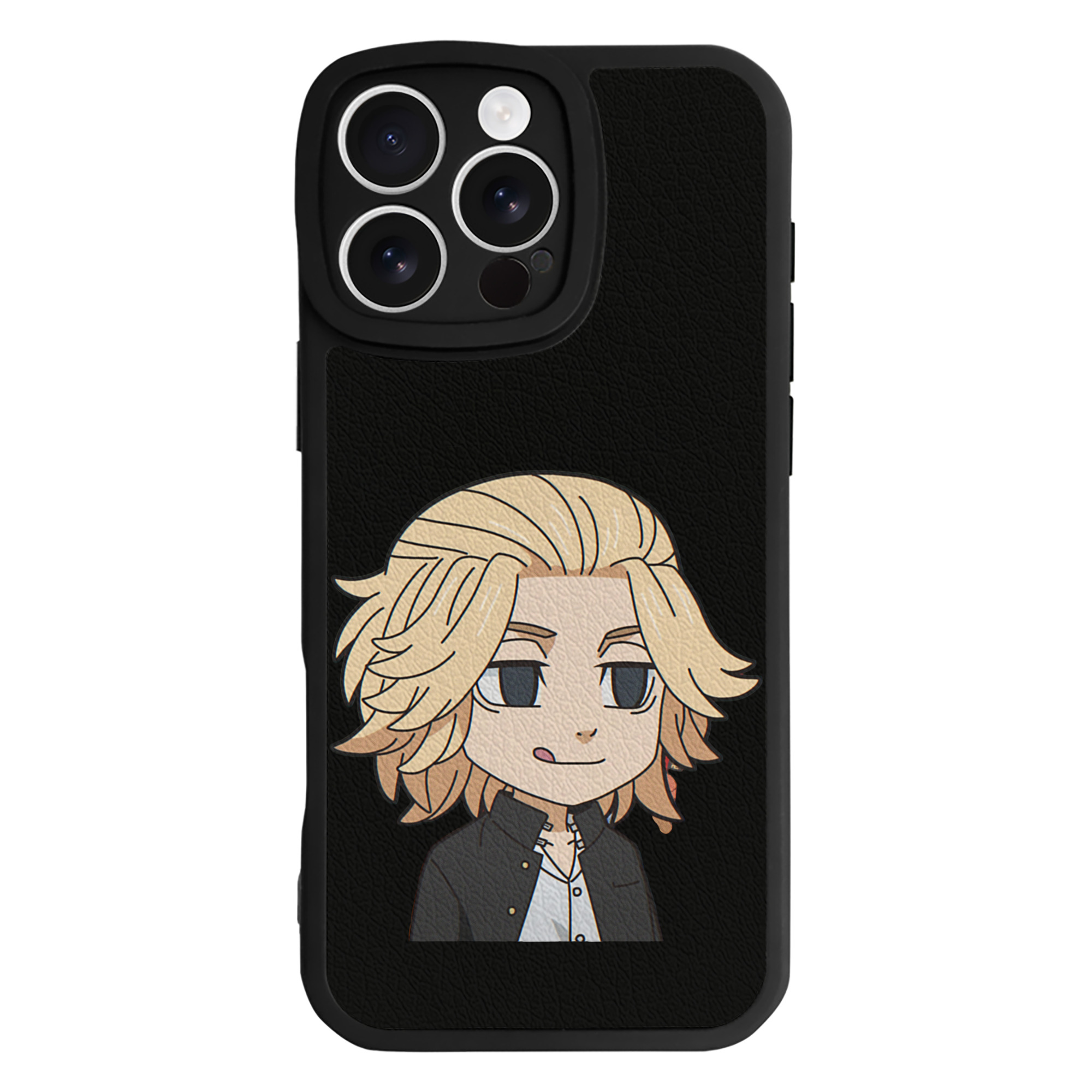 （画像用） 東京リベンジャーズ Tokyo Revengers 【iPhone 16シリーズ対応】シリコンスマホケース（レザー調） 材質：シリコン